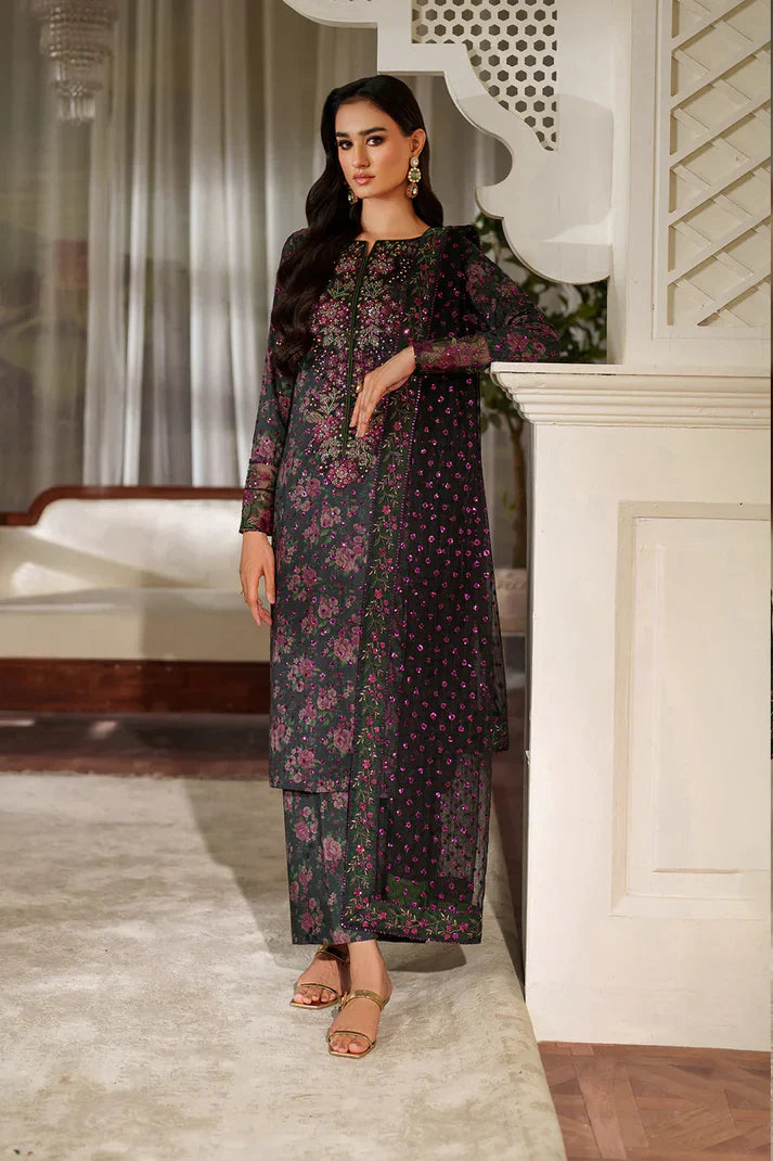 03-Piece Printed Lawn suit - Ready To Wear