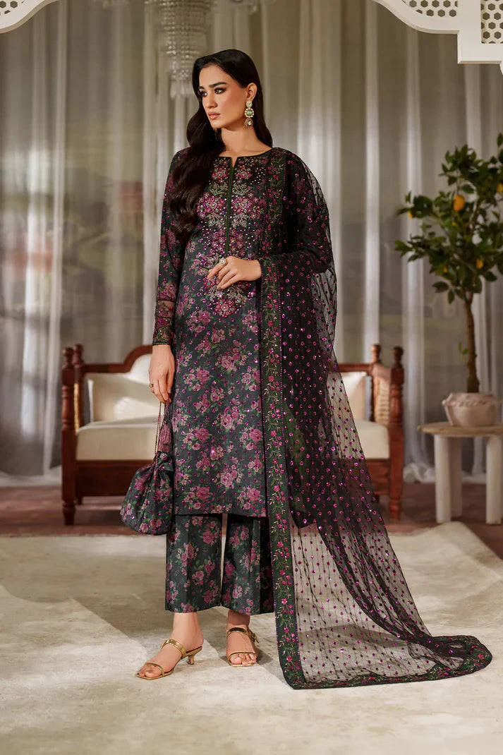 03-Piece Printed Lawn suit - Ready To Wear