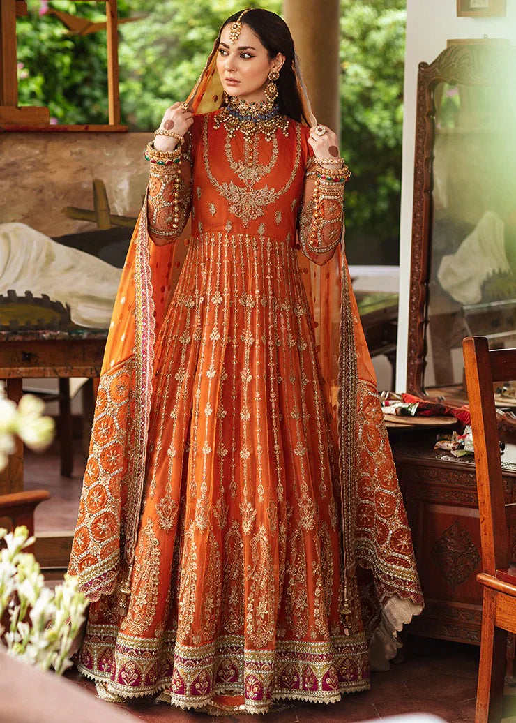 03-Piece Net Suit With Heavy Embroidery - Ready To Wear
