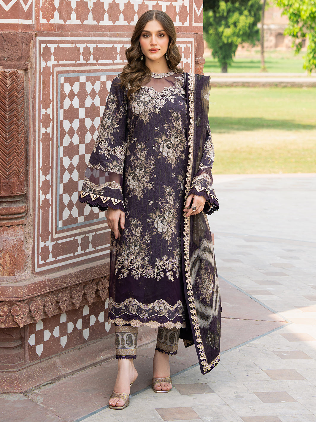 3Pcs Digital Printed Lawn Suit Ready To Wear