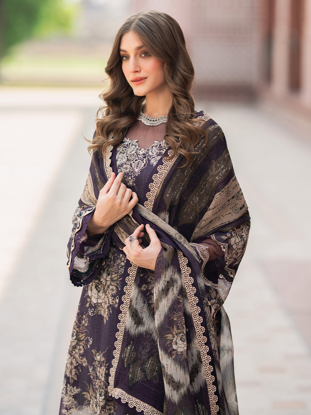 3Pcs Digital Printed Lawn Suit Ready To Wear
