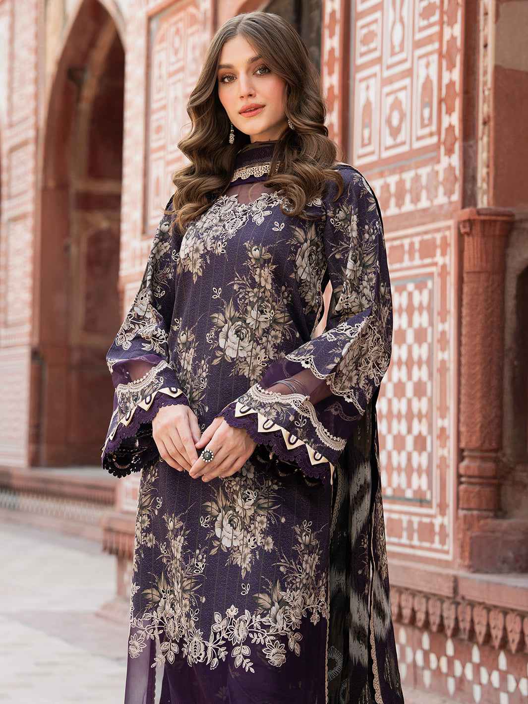 3Pcs Digital Printed Lawn Suit Ready To Wear