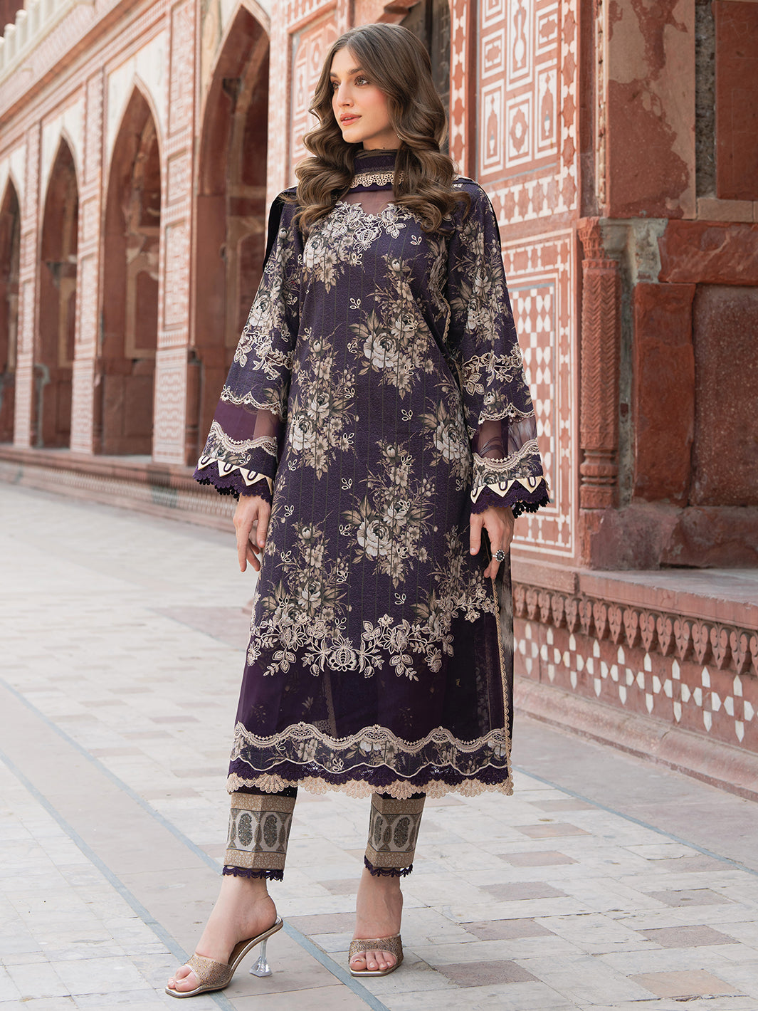 3Pcs Digital Printed Lawn Suit Ready To Wear