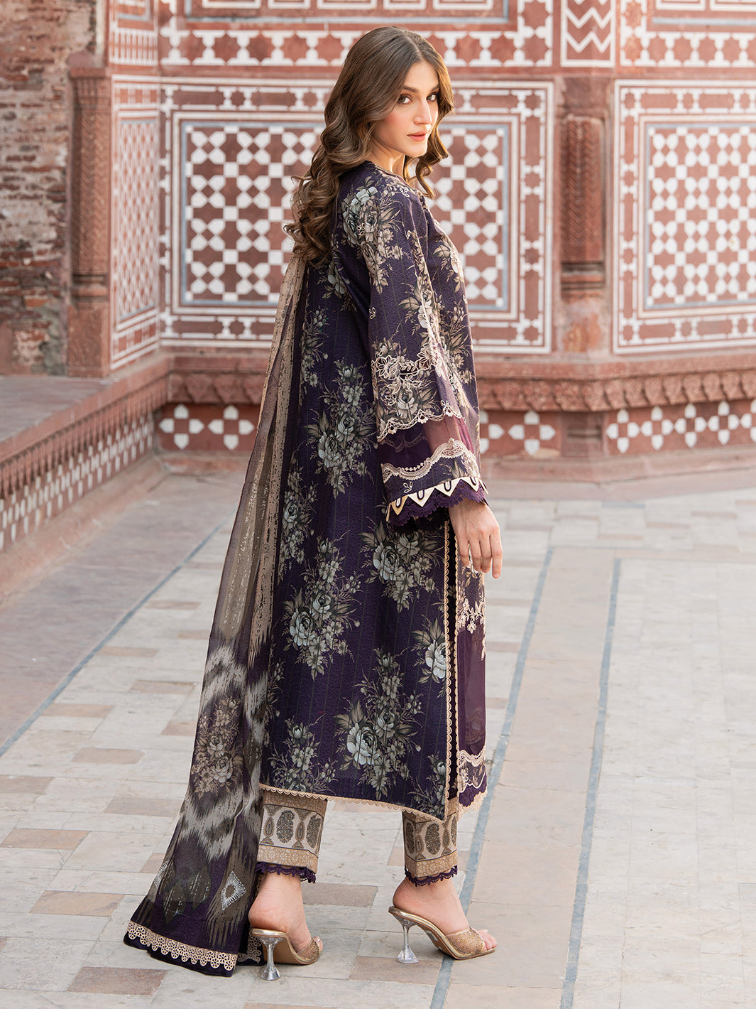 3Pcs Digital Printed Lawn Suit Ready To Wear