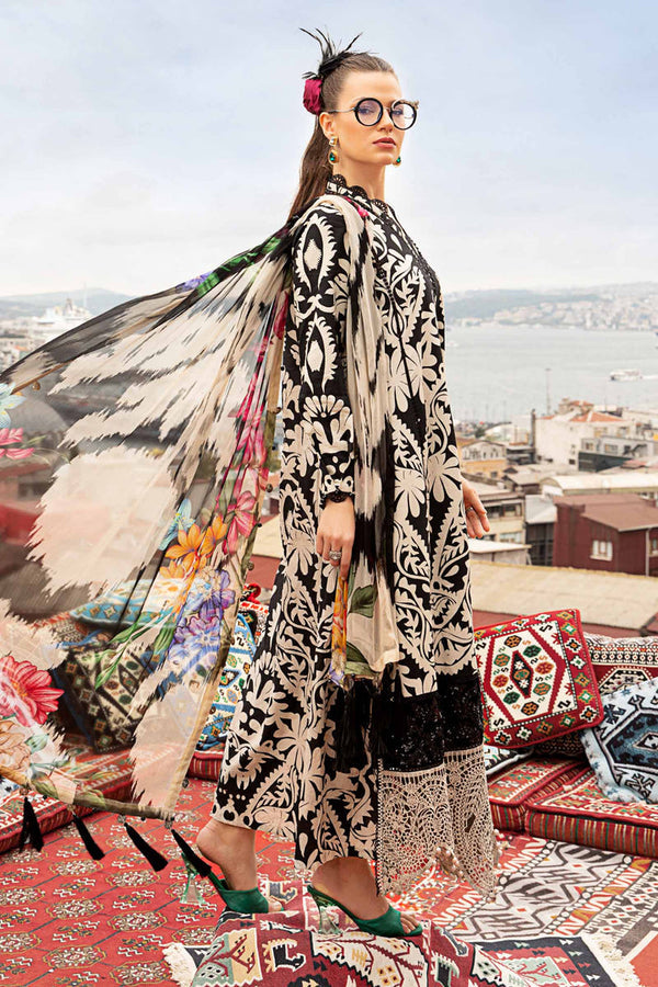 Stitched 3-Piece Cambric Lawn Suit