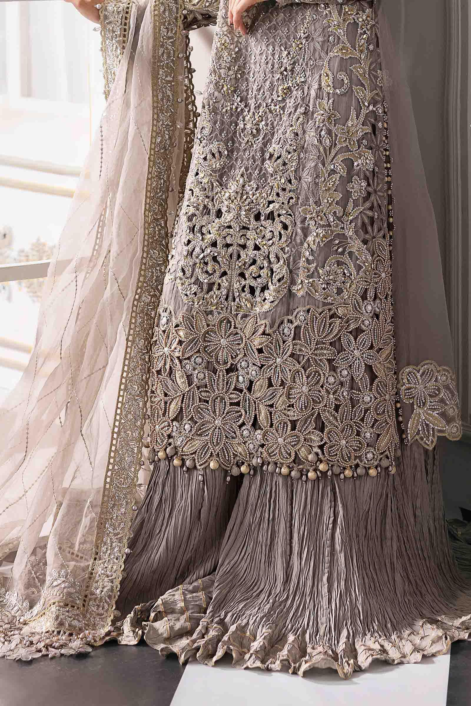 03-Piece Organza Suit With Fully Embroidery - Ready To Wear