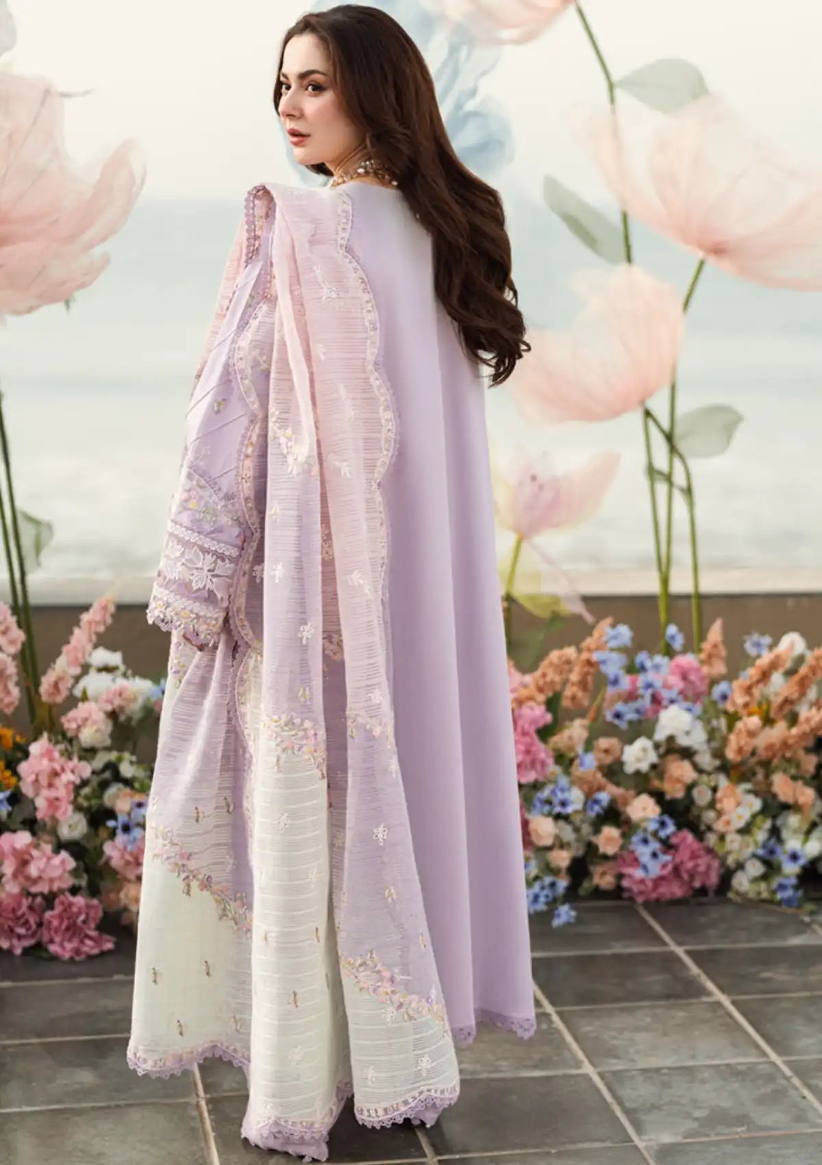 03-Piece Embroidered Lawn Suit