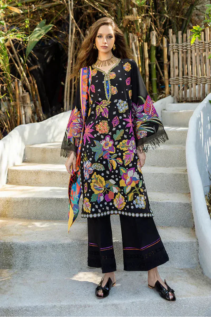 03-Piece Lawn Suit - Ready To Wear