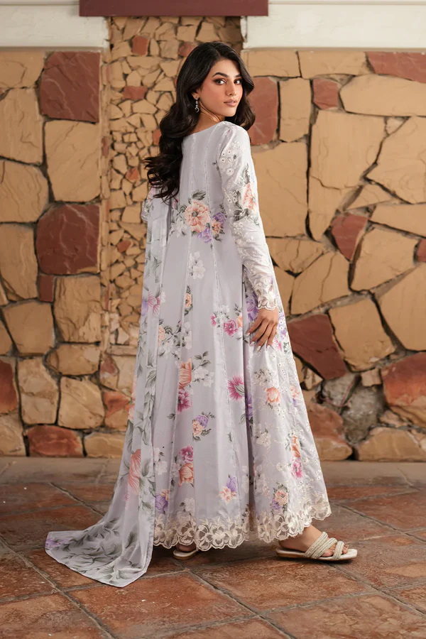03-Piece Stitched Lawn Suit Ready To Wear