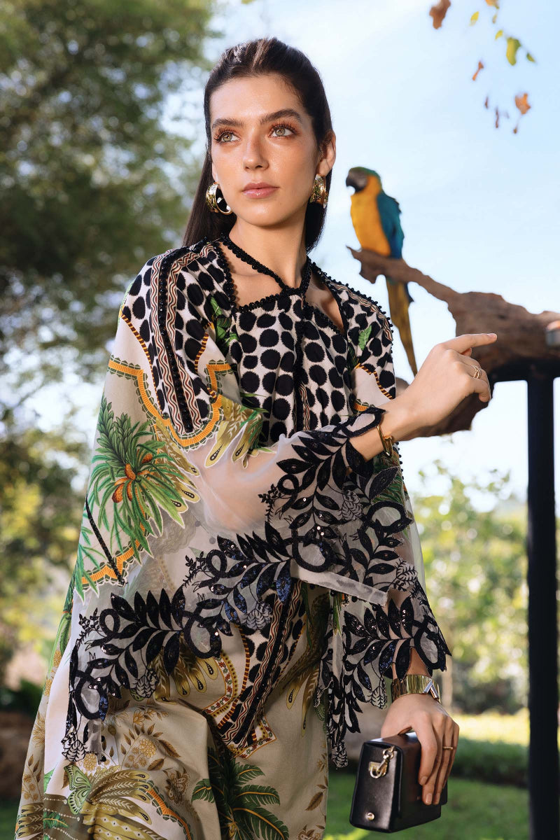 3-Piece printed Lawn Ready to Wear Dress