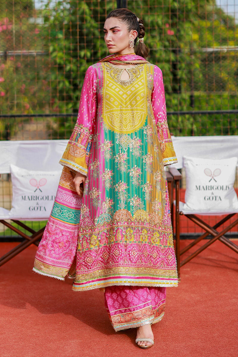 03-Piece Jacquard Swiss Lawn Suit - Ready To Wear