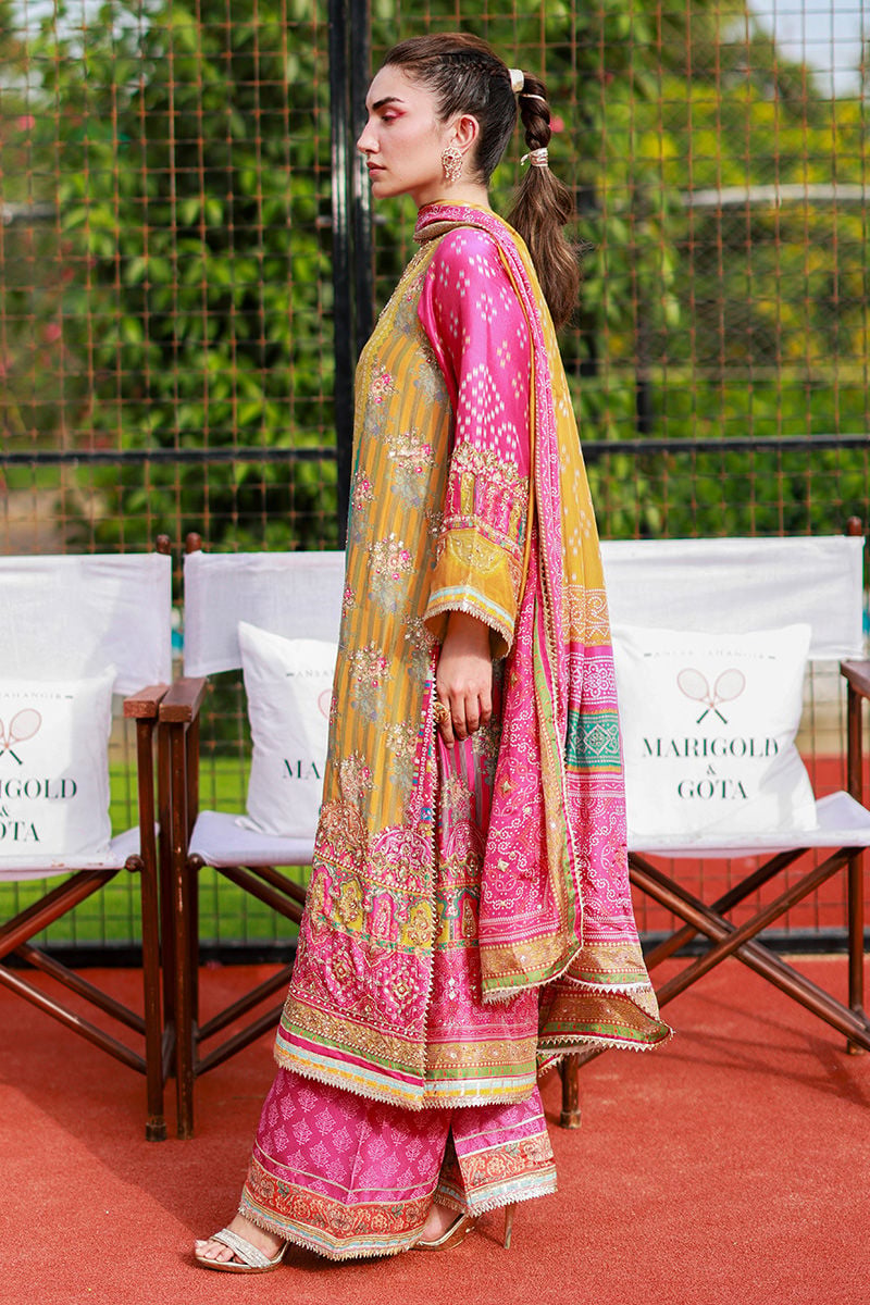 03-Piece Jacquard Swiss Lawn Suit - Ready To Wear